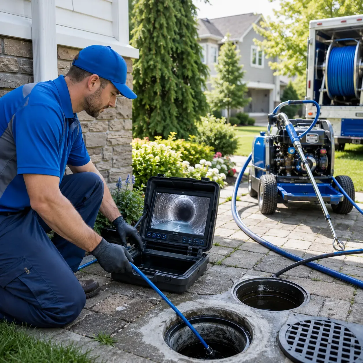 Outdoor drain cleaning professionals serving Pittsfield, PA